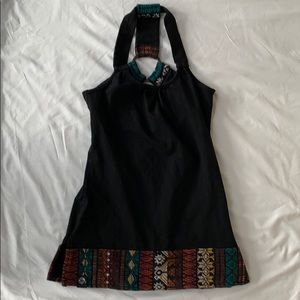 Black Halter top